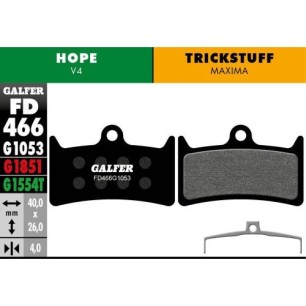 Plaquettes Galfer Hope V4 1053 Noir