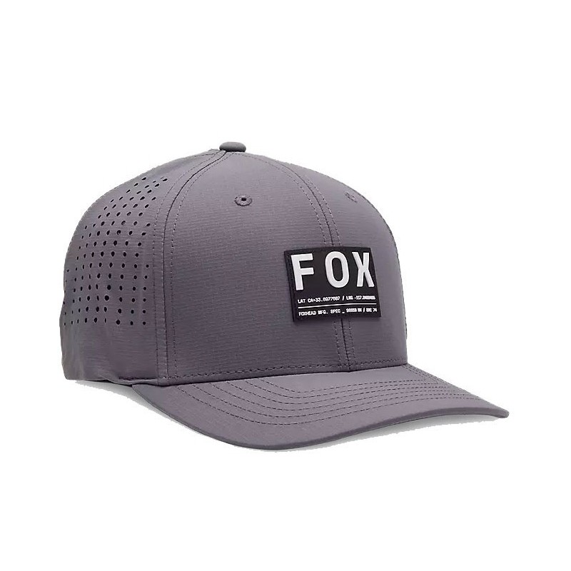 Fox Non Stop Tech Flexfit Hat steel gray Fox Non Stop Tech Flexfit Hat steel gray