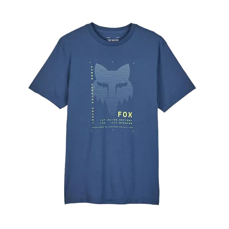 Fox Dispute Premium SS Tee indigo Fox Dispute Premium SS Tee indigo