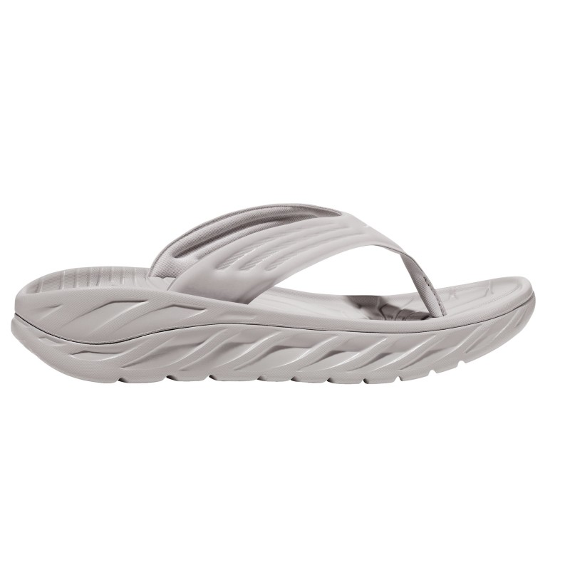 Hoka Ora Recovery Flip lunar rock / white Hoka Ora Recovery Flip lunar rock / white