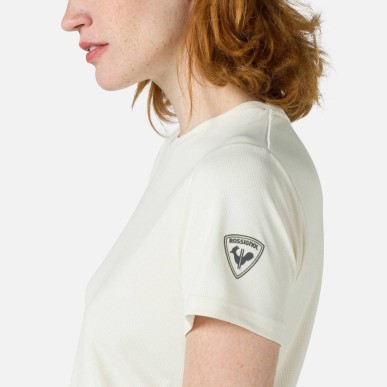 Rossignol Plain Tee Femme whitecap sand