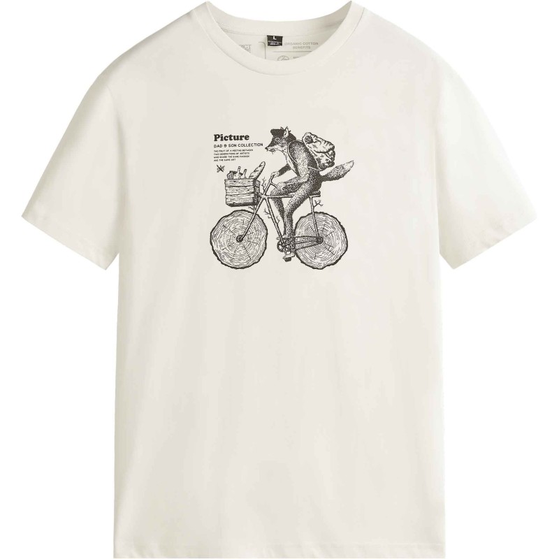 Picture D&S bicyfox tee natural white
