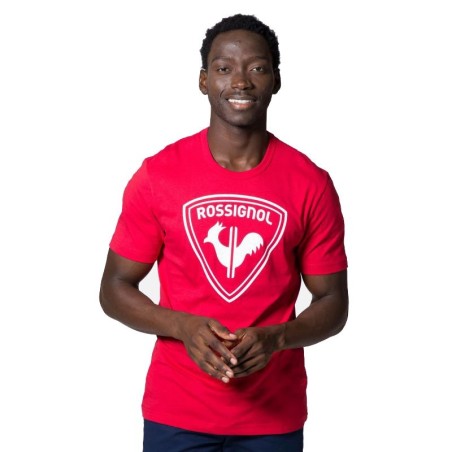 Rossignol Logo Rossi Tee carmin