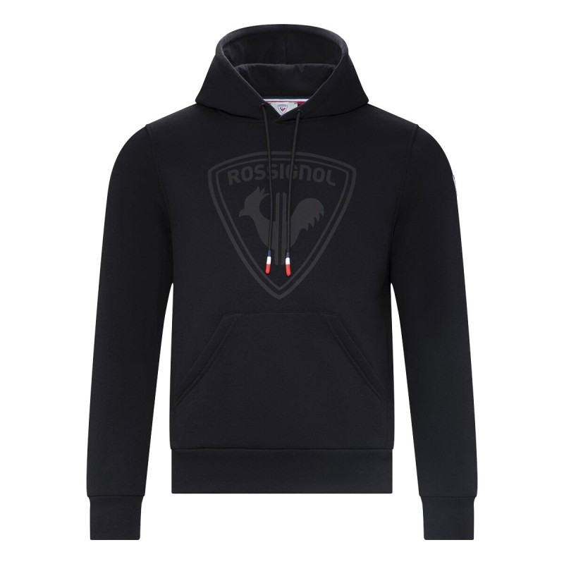 Rossignol Logo Sweat Hood Fleece black Rossignol Logo Sweat Hood Fleece black