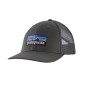Patagonia P-6 Logo Lopro Trucker Hat forge grey
