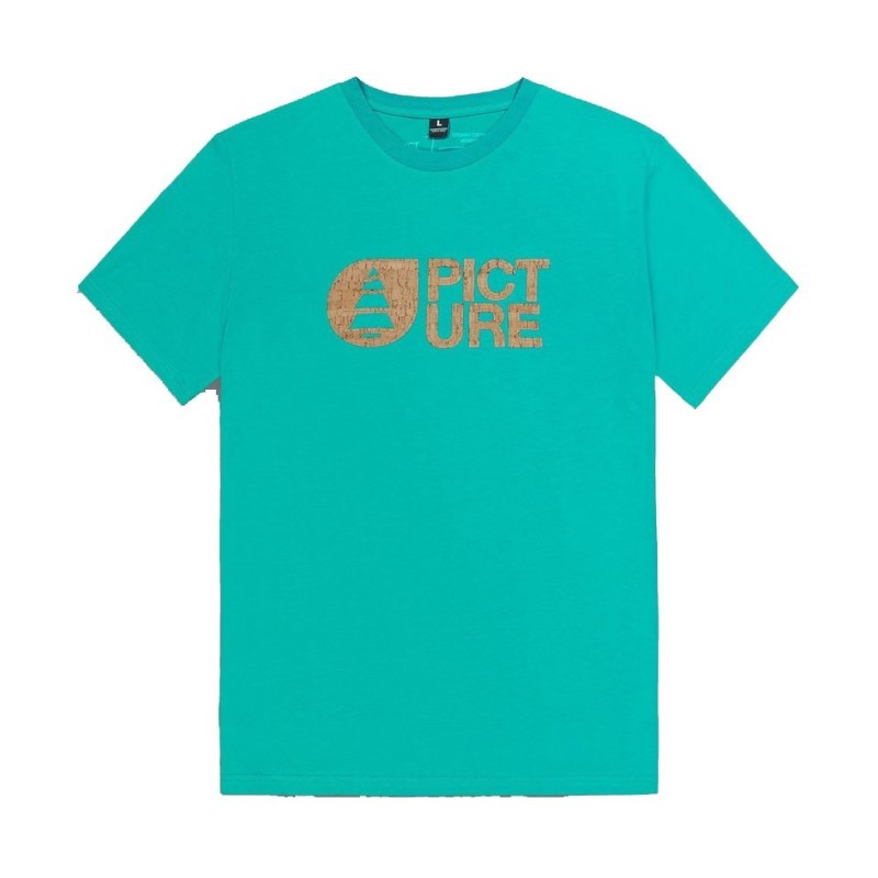 Picture Basement Cork Tee spectra green