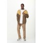 Picture basement plush zip hoodie oak buff bison