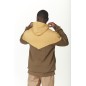 Picture basement plush zip hoodie oak buff bison