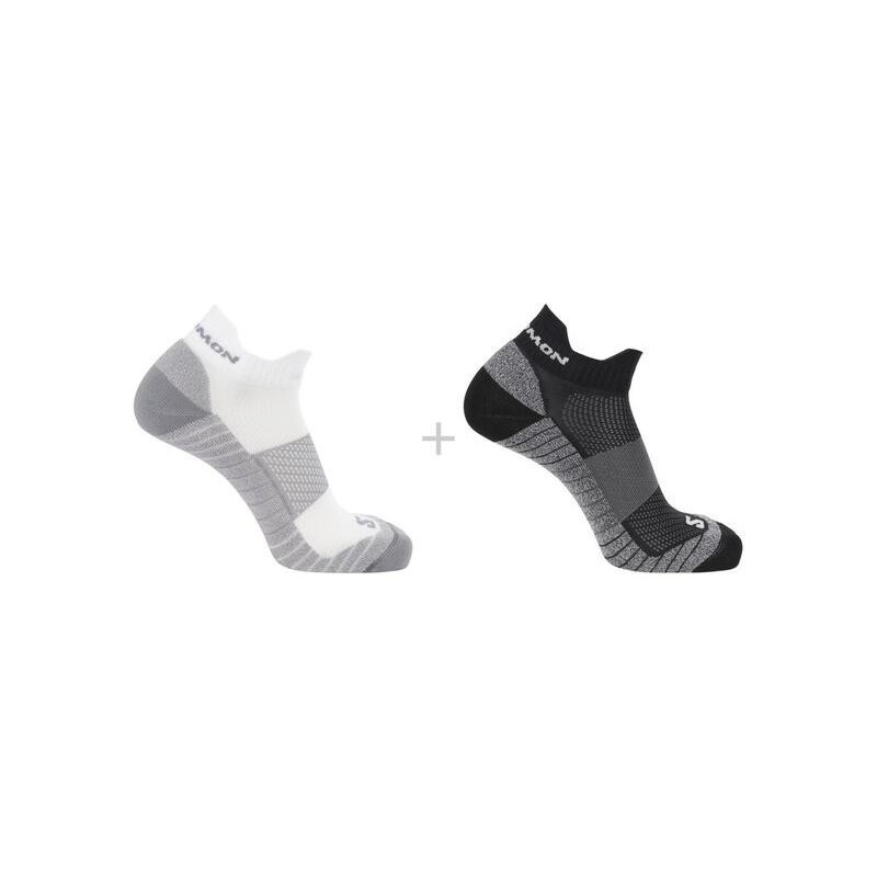 Salomon Socks Aero Ankle pack x2 black / white