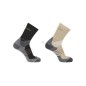 Salomon Socks X Ultra Access Crew Pack X2 bleached sand / black