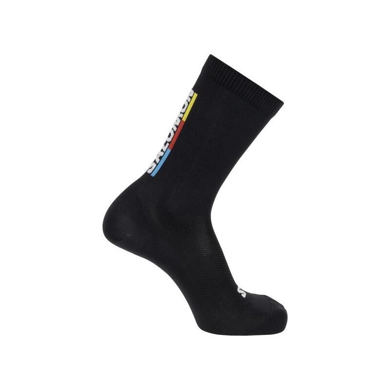 Salomon Socks Pulse Race Flag Crew black Salomon Socks Pulse Race Flag Crew black