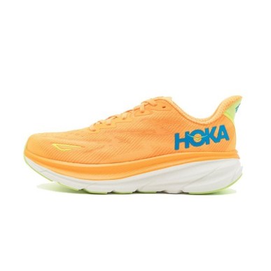 Hoka Clifton 9 solar flare / lettuce