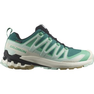 Salomon XA PRO 3D V9 GTX Femme deep lake / electric green / vanilla ice