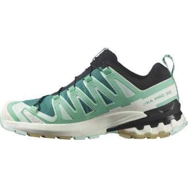 Salomon XA PRO 3D V9 GTX Femme deep lake / electric green / vanilla ice