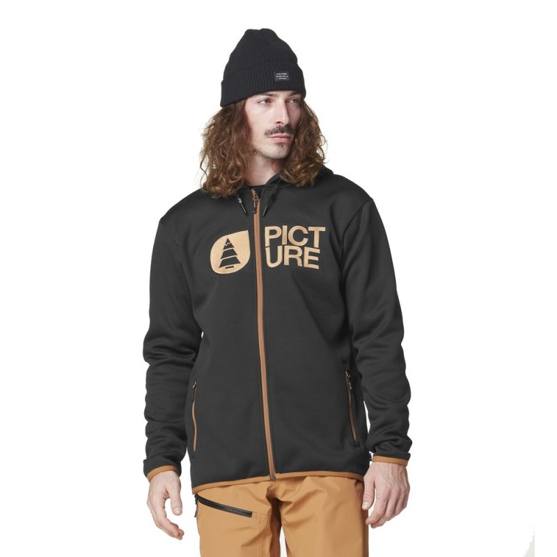 Picture Park Zip Tech Hoodie black Picture Park Zip Tech Hoodie black