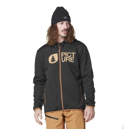 Picture Park Zip Tech Hoodie black