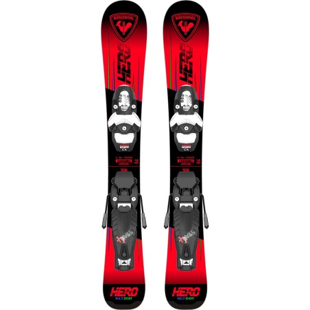 Rossignol HERO KID PRE-DRILLED + Team 4 GW Black