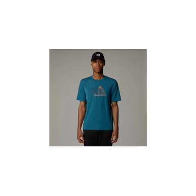 The North Face mountain fondation tee mallard blue