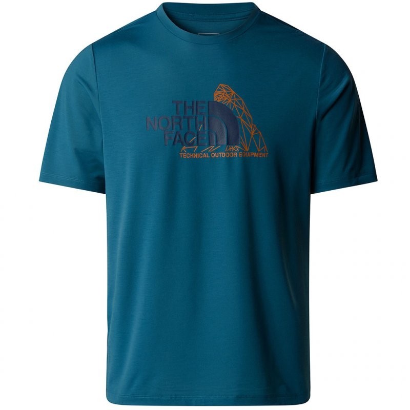 The North Face mountain fondation tee mallard blue The North Face mountain fondation tee mallard blue
