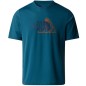 The North Face mountain fondation tee mallard blue The North Face mountain fondation tee mallard blue