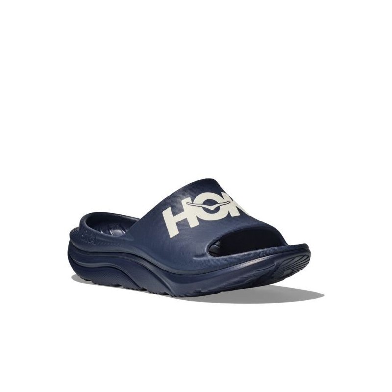Hoka Ora Athletic Slide Varsity navy white