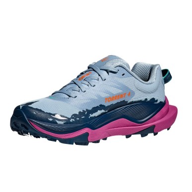 Hoka Torrent 4 Femme drizzle / fuchsia
