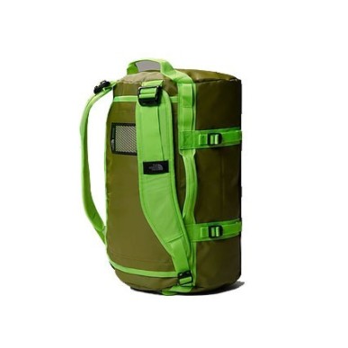 The North Face Base Camp Duffel XS forest olive / safety green