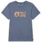 Picture Basement Cork Tee dark blue melange
