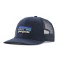 Patagonia P-6 Logo Trucker Hat new navy