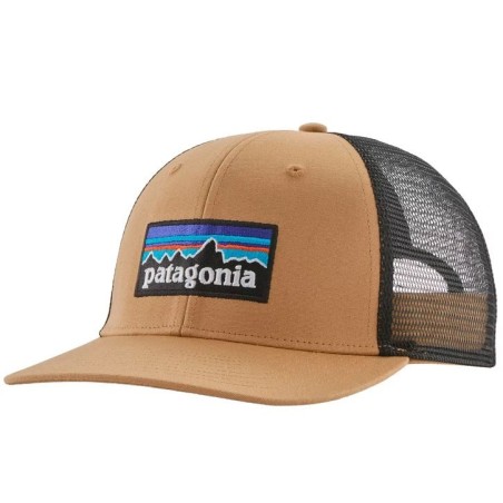 Patagonia P-6 Logo Trucker Hat grayling brown
