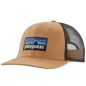 Patagonia P-6 Logo Trucker Hat grayling brown