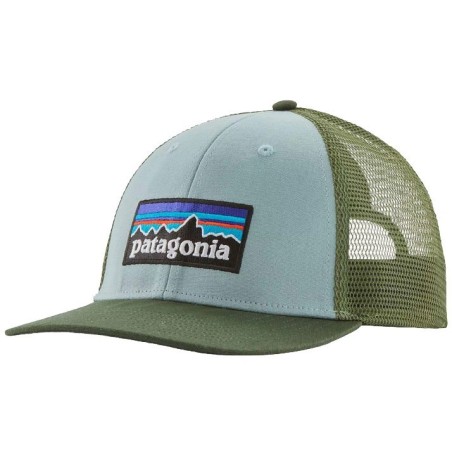 Patagonia P-6 Logo Lopro Trucker Hat thermal blue