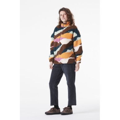 Picture Gypsi Zip Fleece Femme strates print