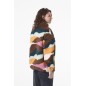Picture Gypsi Zip Fleece Femme strates print