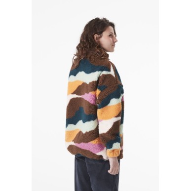 Picture Gypsi Zip Fleece Femme strates print