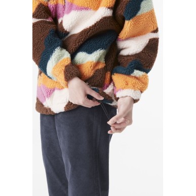 Picture Gypsi Zip Fleece Femme strates print