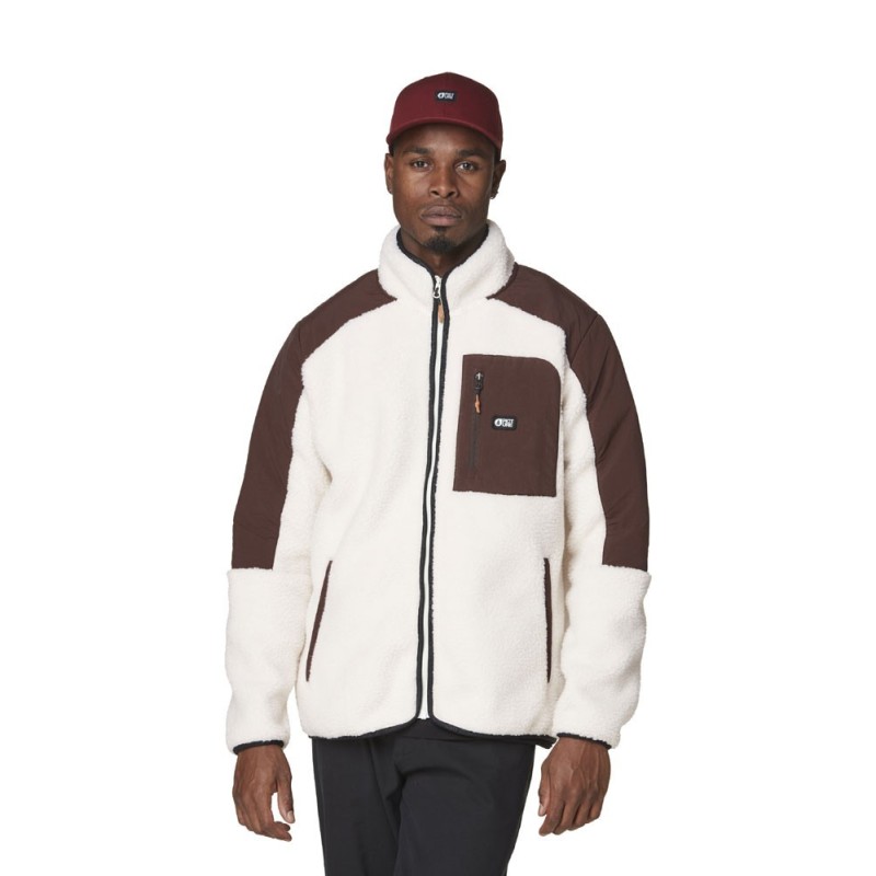 Picture Quilchena zip fleece dark stone