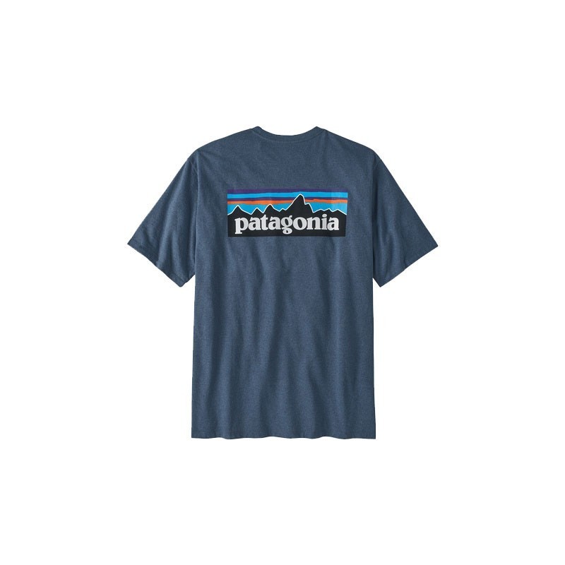 Patagonia P-6 Logo Responsibili Tee utility blue