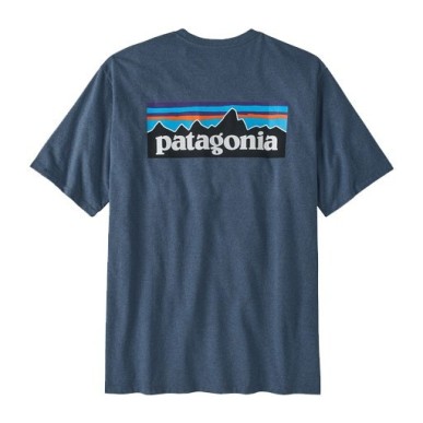 Patagonia P-6 Logo Responsibili Tee utility blue