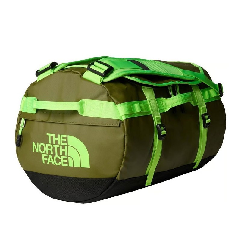The North Face Base Camp Duffel XS forest olive / safety green
