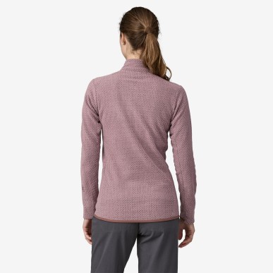 Patagonia R1 Air Zip Neck Femme stormy mauve