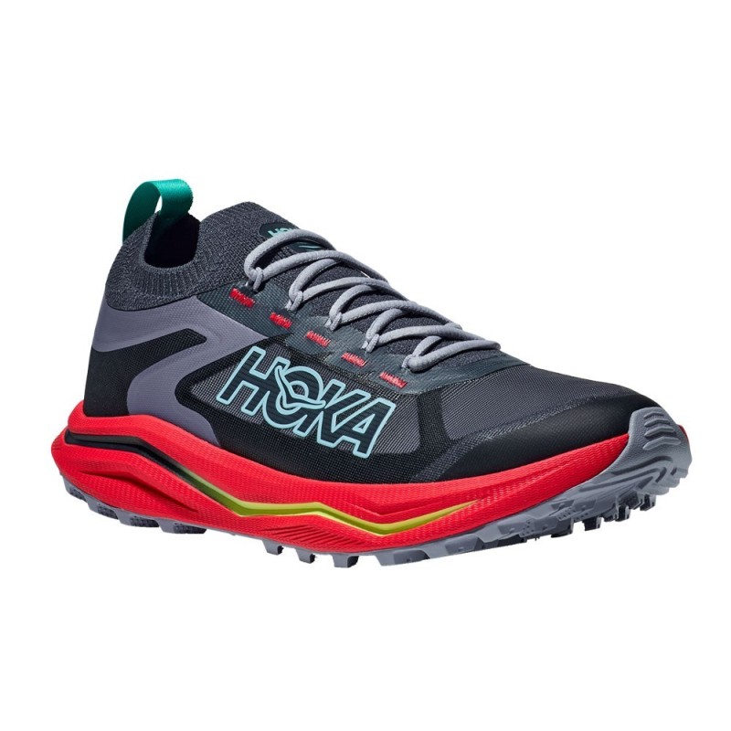 Hoka Zinal 2 stormy skies / cerise