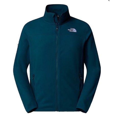 The North Face 100 Glacier Full Zip midnight petrol