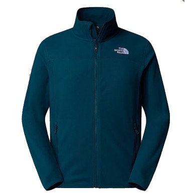 The North Face 100 Glacier Full Zip midnight petrol