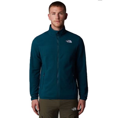 The North Face 100 Glacier Full Zip midnight petrol