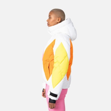 Rossignol Diamond Down Bomber Jacket Femme white