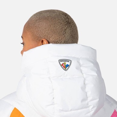 Rossignol Diamond Down Bomber Jacket Femme white