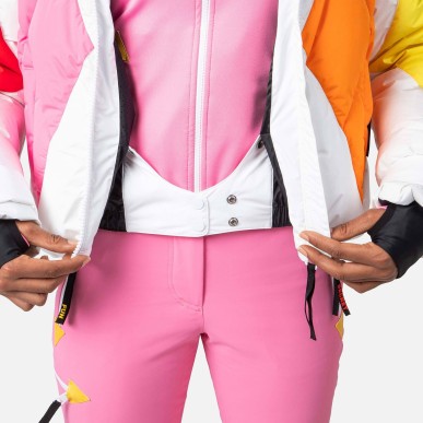 Rossignol Diamond Down Bomber Jacket Femme white