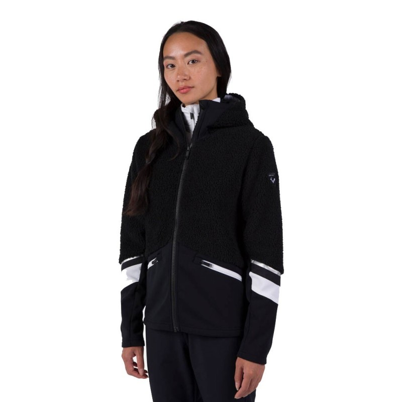 Rossignol Wispile Fleece FZH Femme black Rossignol Wispile Fleece FZH Femme black