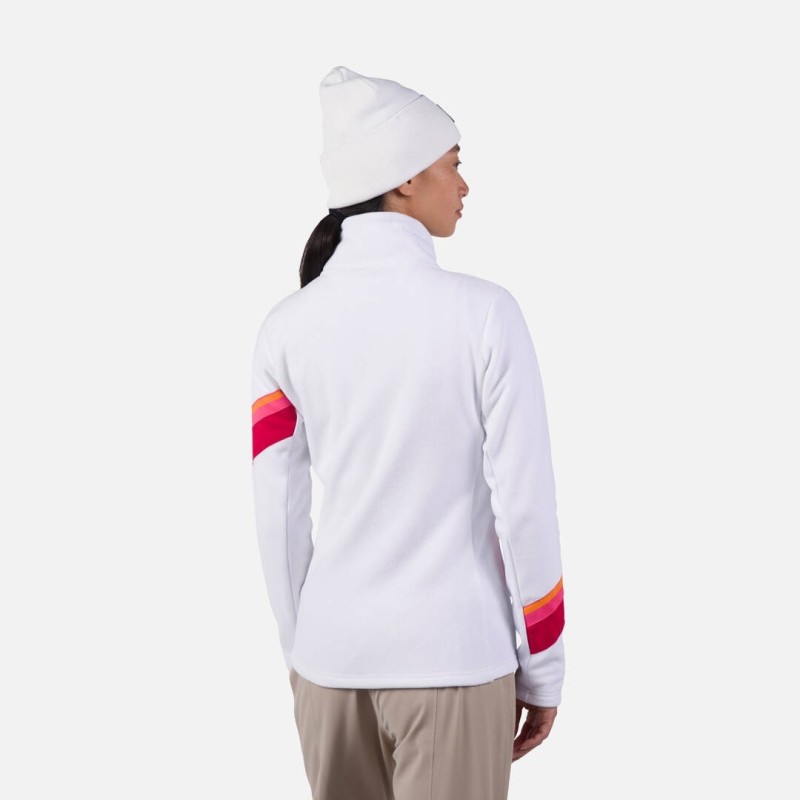 Rossignol Strawpile Fleece FZ Femme white Rossignol Strawpile Fleece FZ Femme white